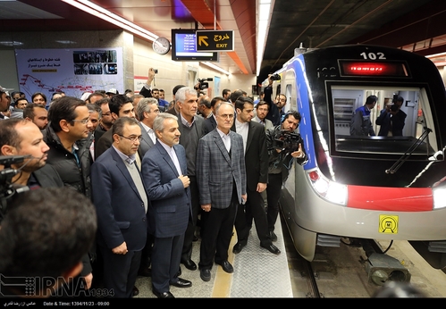 افتتاح ایستگاه مترو شهید مطهری شیراز