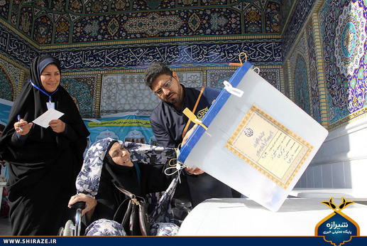  حضور مردم شیراز در دور دوم انتخابات مجلس دهم