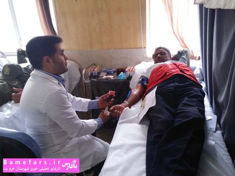 اهدای خون داوطلبان صفاشهری