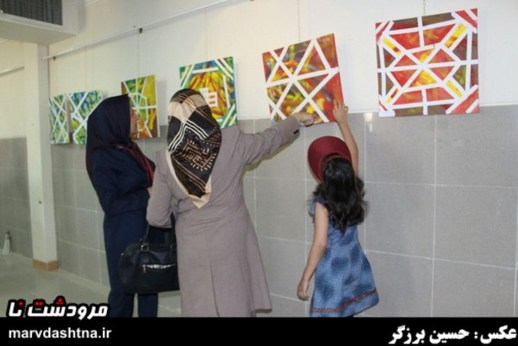 نمایشگاه آثار هنری کودکان مرودشت