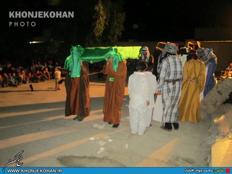 اجرای تعزیه شهادت امام علی(ع) در روستای کورده خنج