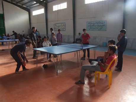  مسابقه تنیس روی میز در بخش پشتکوه شهرستان نی ریز 
