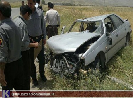 سه کشته و زخمی در سانحه رانندگی روستای خیرآباد کازرون