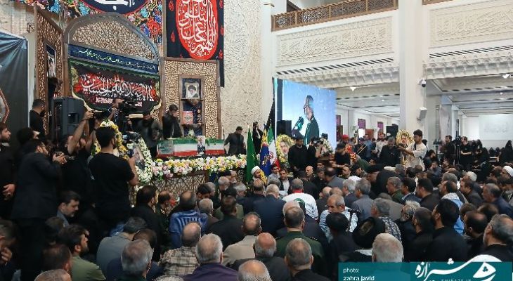 مراسم تشییع شهید غلام‌حسین غیب‌پرور