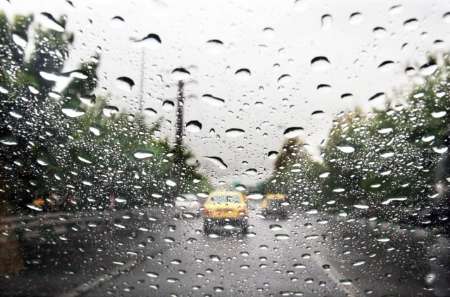 عکس بارش باران در شیراز