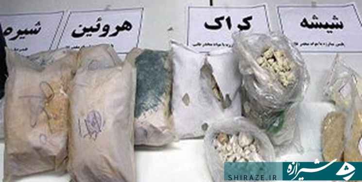 کشف ۲۲ تن انواع مواد مخدر  در فارس