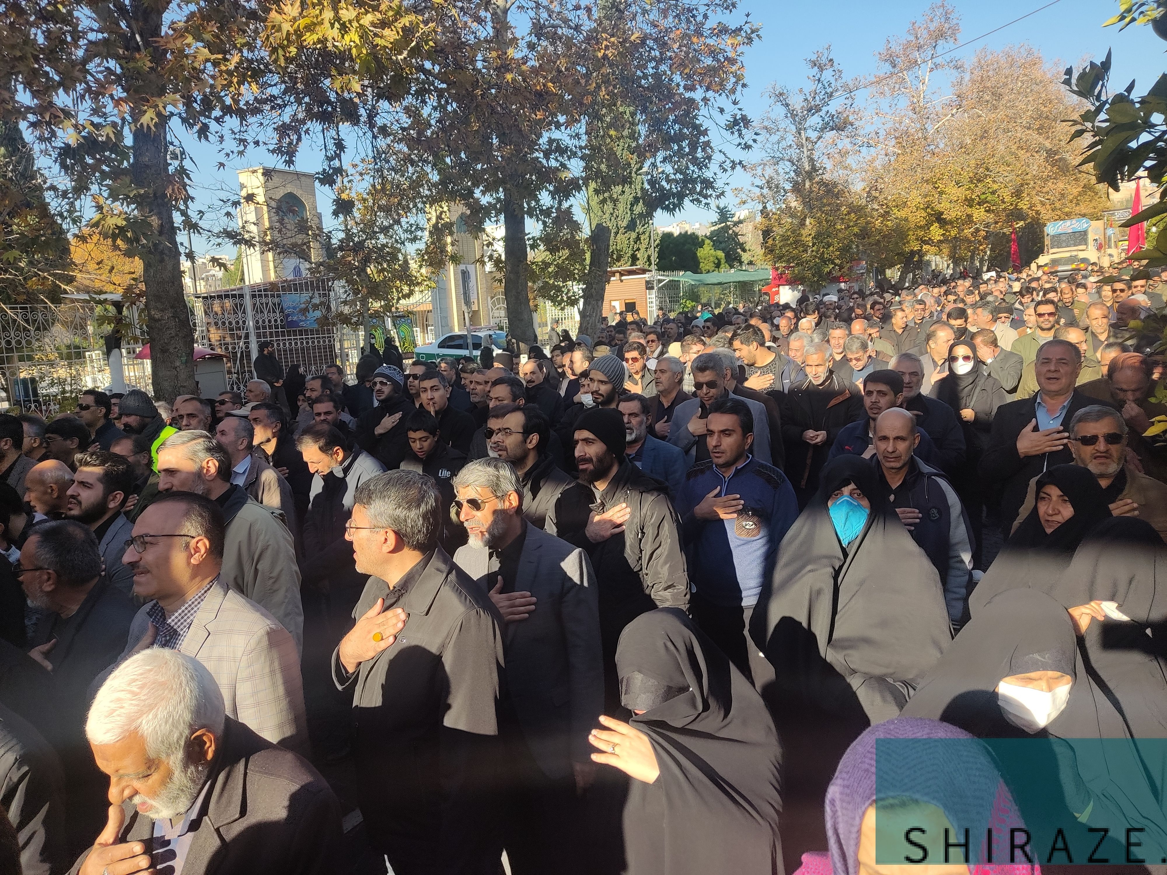 استشمام عطر شهید و شهادت در شیراز