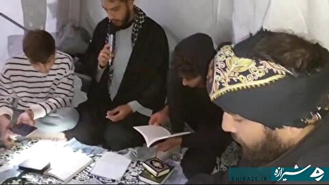 برگزاری غریبانه مراسم شب قدر مهاجران سوری