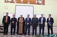 تکریم و معارفه سرپرست جدید اداره برق کازرون