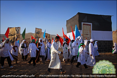 بازسازی واقعه ی بزرگ و تاریخی غدیر خم در لارستان