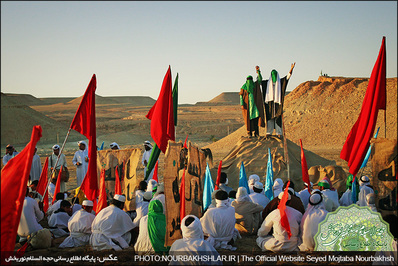 بازسازی واقعه ی بزرگ و تاریخی غدیر خم در لارستان