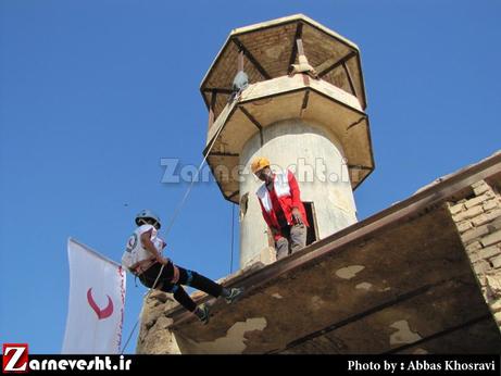 مانور اسکان اضطراری در شرایط بحرانی در زرین دشت