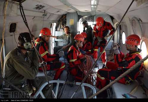 مانور امداد هوایی در شیراز