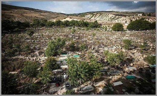 گورستان که به اسم فید چاه در شهرستان گلوگاه استان مازندران