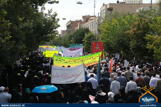 راهپیمایی روز قدس در شیراز