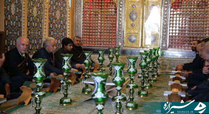 آئین غبارروبی حرم سید علاءالدین برگزار شد