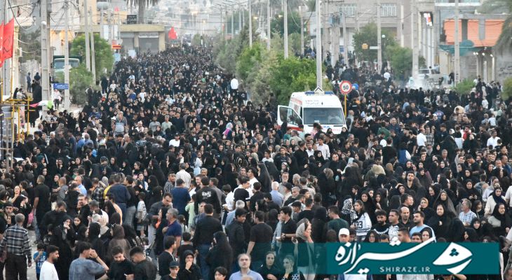 جهرمی‌ها مسیر عشق رضوی را پیمودند