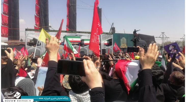 خداخافظی مردم قم با آقای شهید