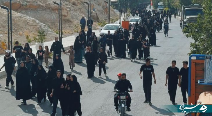 اربعین حسینی در آباده جلوه‌گاه ادارت و عشق