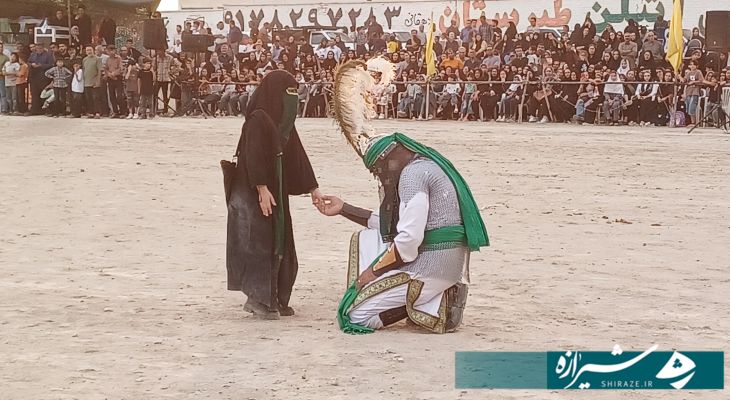 بزرگترین تعزیه میدانی در روستای «زرقانک» مرودشت